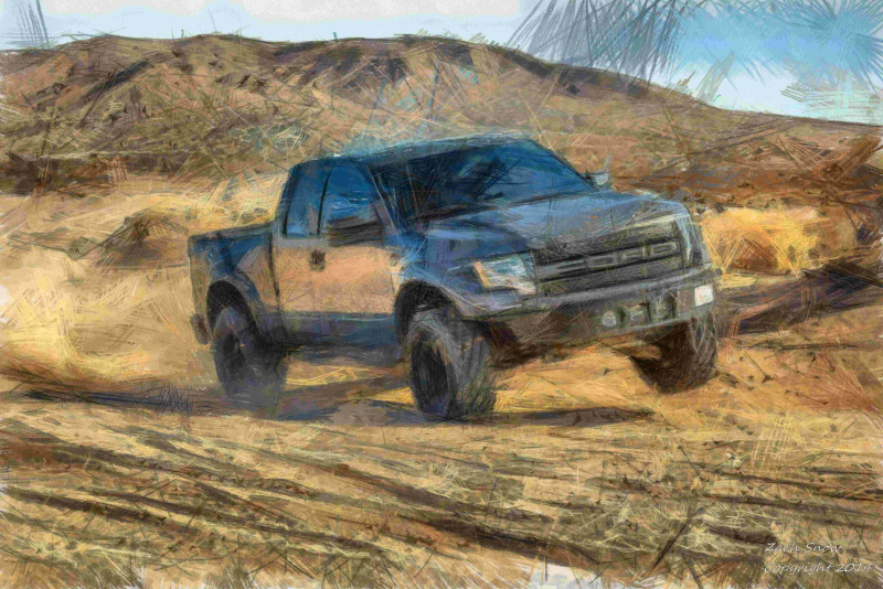 Illustration for article titled Automotive Artist Draws Funky Renditions Of Some Favorite Trucks